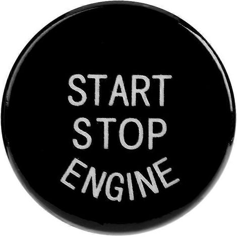 Bouton de démarrage moteur BMW F30 Série 3, bouton unique sans Start&Stop, noir, compatible F Disque inférieur. (1/4)