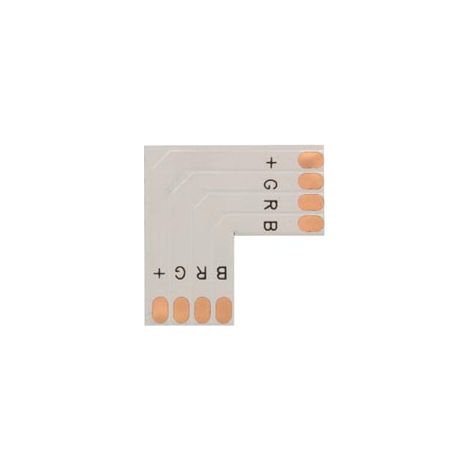 Connettore per circuito flessibile - a forma di 'l' - colore rgb - 10 mm