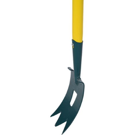 Leborgne – Binette trident 150 cm – 3 dents affûtées pour désherbage intensif – Manche bois PEFC – Repose-pieds intégré pour sols durs