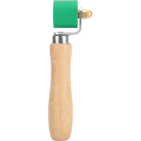 Rouleau de pression manuel en silicone de 1,1 pouce, roulement à 2 voies, outil de soudage résistant aux hautes températures jusqu'à 260 °C (vert)