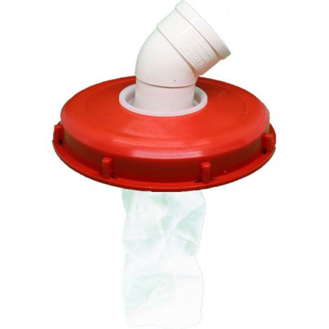 Couvercle IBC avec Filtre en Nylon, 245mm Filtre Cuve IBC Couvercle, rouge (1/3)