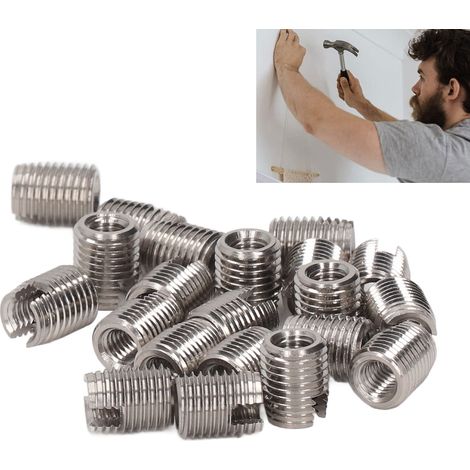 20 inserts de vis autotaraudeuses en acier inoxydable 302 M30,5-M50,5-L6 (1/5)