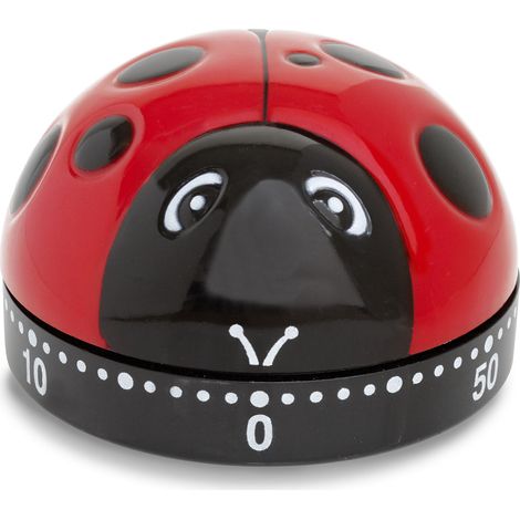 Timer meccanico ADE, fino a 59 minuti, diametro 6 x 4 cm, coccinella