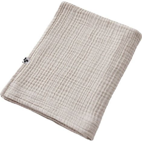 OUREA - Serviette de Bain 90x150cm Gaze de Coton Pampa (1/3)