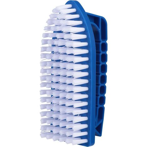 Brosse à Récurer Multi-usages en Plastique Bleu, Pratique à Nettoyer, Cuisine Nettoyage des Coins de Piscine (1/5)