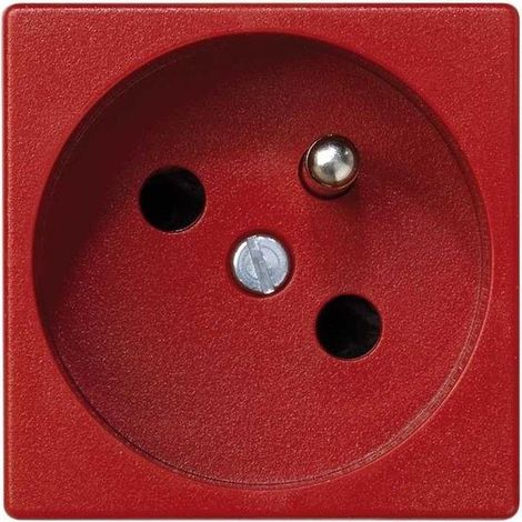 Enchufe individual Simon Connect K45 con/sin 16A IP20 rojo K02/