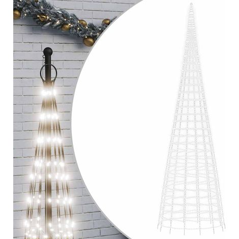 Albero di Natale Albero natalizio Albero festivo a LED 3000 LED Bianco Freddo 800 cm (1/5)