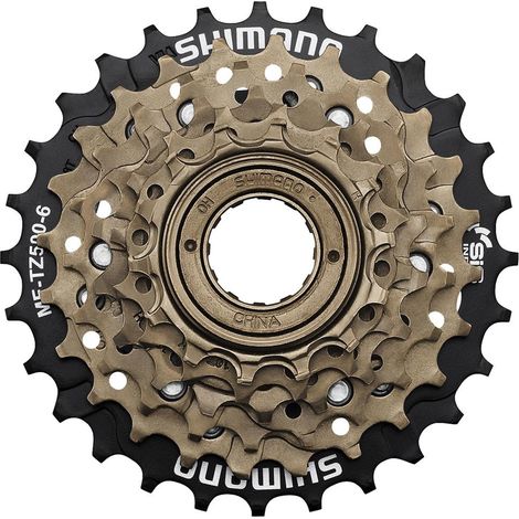 Ruota libera Shimano Tourney MF-TZ500 a 6 velocità 14-28 (1/5)