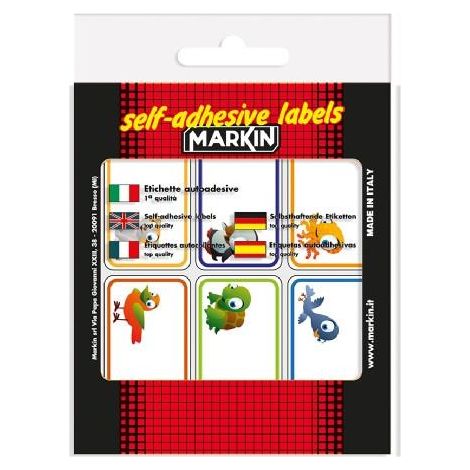 Koh-I-Noor X11046-2 selbstklebendes Etikett Rechteck Dauerhaft Mehrfarbig 60 Stück(e) (1/4)