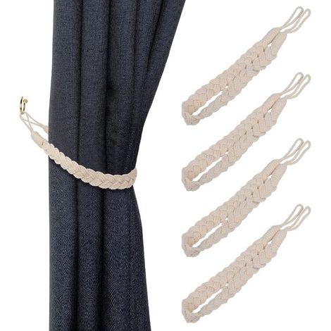 Set di 4 fermatende decorativi in cotone per soggiorno, camera da letto e ufficio. (1/5)