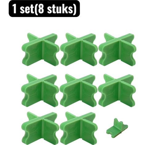 Kit (8 pièces) - Mesure - Outils de mesure - Terrasse de jardin - Accessoires d'installation de terrasse - Complément d'espace - Accessoires professionnels pour terrasse - Vert (1/5)