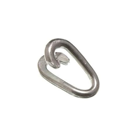 Lot de 3 maillons polyvalents M6 1/4" en acier BZP pour réparation de chaîne (1/2)