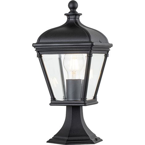 Elstead Bayview Borne d'éclairage extérieure noire, IP44 (1/5)