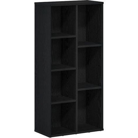 Maison Exclusive - Libreria Rovere Nero 50x25x104 cm in Legno Multistrato