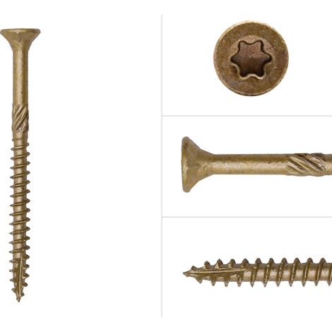 Vis pour panneaux AR revêtues 4.5 x 60 mm Torx 25 à tête fraisée