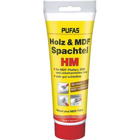 PUFAS Holz- und MDF Spachtelmasse HM 400g braun 34401000