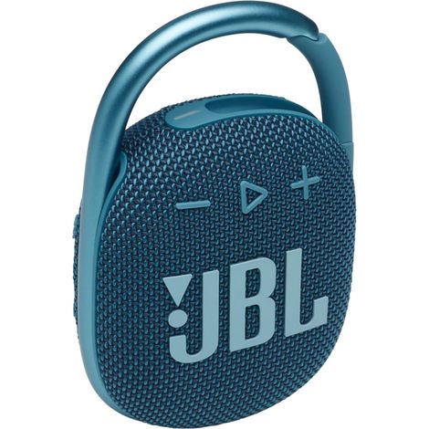 JBL CLIP 4 – Portable and lightweight Bluetooth speaker with integrated carabiner – Waterproof and dustproof – 10 hrs battery life – Blue (1/5)