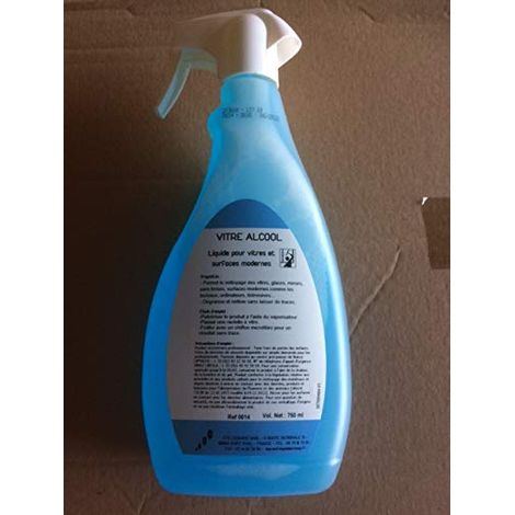 vitre alcool : liquide pour vitres et surfaces modernes - lot de 2 spray de 750ml