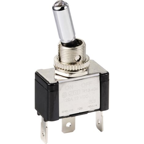TRU COMPONENTS TC-11193848 Kippschalter 12 V/DC 20 A 1 x Aus/Ein rastend 1 St. (1/3)