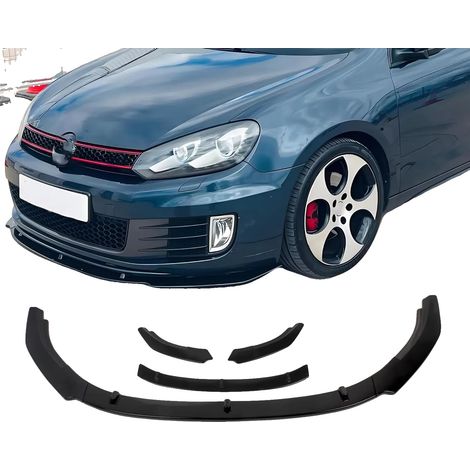 Spoiler delantero, duradero, fácil instalación, negro. (1/2)