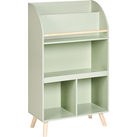 3 Tier Bookcase LILOET 102 cm Light Green