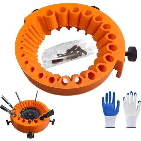 Affuteur de Foret, Grinder Drill Bit Sharpener, Affuteur de Forets Metaux, Outils de Meulage pour Perceuses de 2 à 13 MM et de 125 MM, Accessoires de Meulage pour Meuleuses D'angle (1/5)