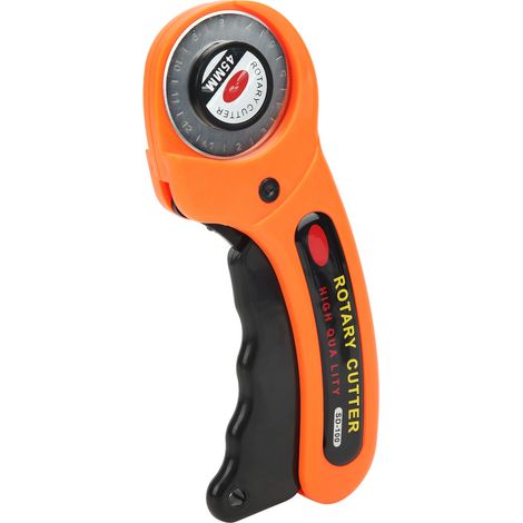 Cutter circulaire rotatif 45mm pour patchwork et couture précise