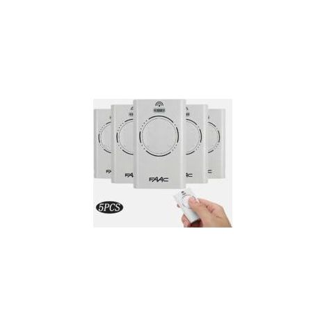 Telecomando FAAC XT4 868 SLH bianco Confezione da 5 - bianco (1/5)