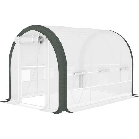 3 x 2(m) Walk-In Tunnel Greenhouse, Accessories - White (1/5)