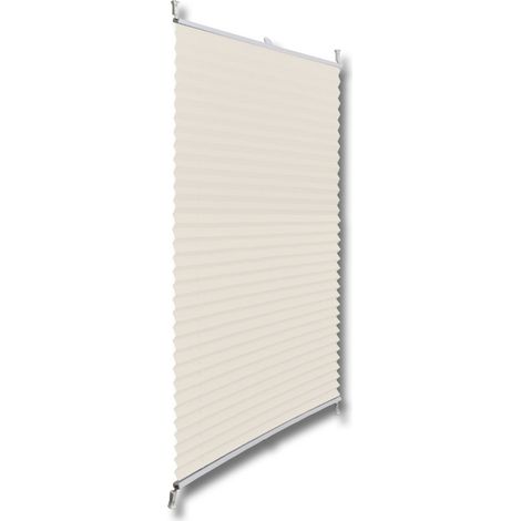 Estor plisado crema 40 x 100 cm 4102192