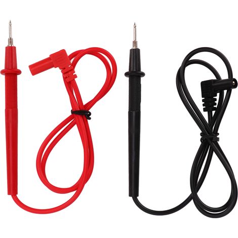 Set de 5 pointes de test J.30032 pour multimètre, sonde fine 2mm, fiche banane 10A, embout fileté (1/5)
