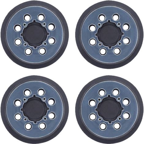 4 patins ponçage 125mm 8 trous - Compatible DeWalt DWE6423/DW420 - Remplacement direct - RSP54 équivalent