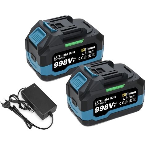 Batteria ricaricabile, capacità 4,0 Ah, tensione 18 V, 2 x 988 VF - 1 caricabatterie (1/2)