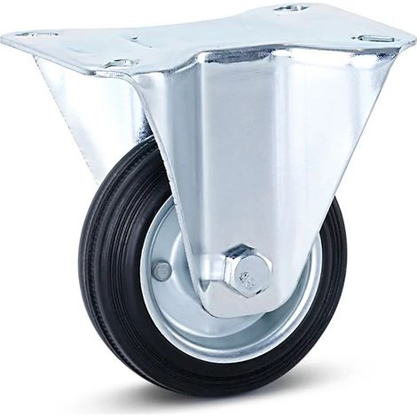 Roue fixe - MESO - Caoutchouc inodore - 80mm - 80kg