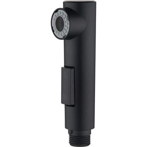 Pommeau de douche robinet de cuisine, 2 fonctions pour évier extensible, tête de rechange noire pour robinetterie de cuisine (1/4)