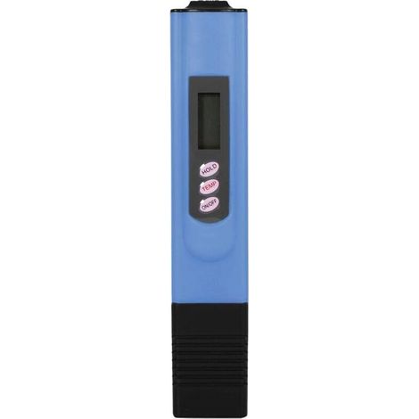 Testeur de qualité de l'eau, filtre de pureté, testeur TDS pour eau potable domestique, piscines, aquariums, culture hydroponique, etc., jaune (bleu)