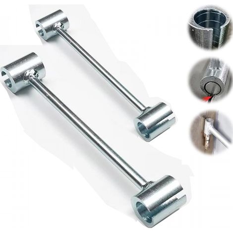 2 Clés Réglage Écart Charnière 19-25mm Porte CP (1/5)