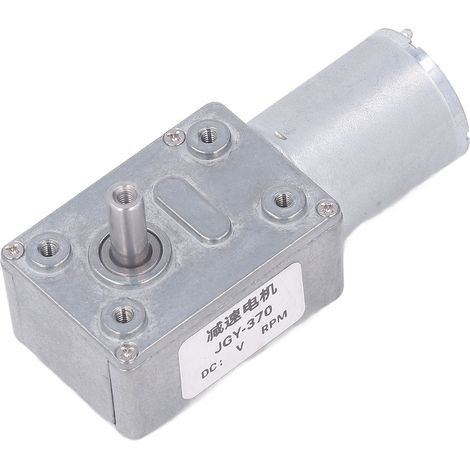12-V-Gleichstrom-Getriebemotor, 12-mm-Einwellenmotor, selbsthemmend, reversibel, Schneckengetriebe, 4–25 kg·cm, 8 U/min (1/5)