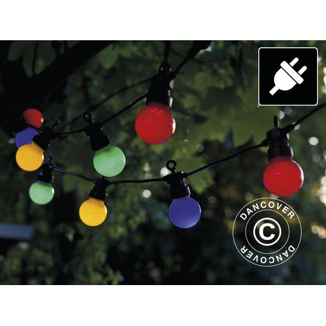 LED-Lichterkette Starter-Set, Lucas, 3m, Schwarz/Mix/Warmweiß - Dancover