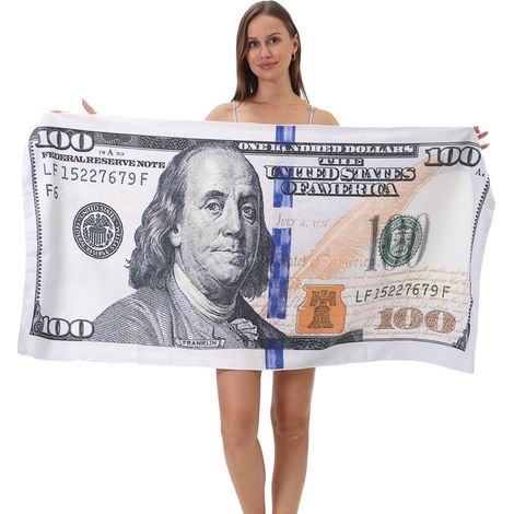 Serviette de plage en microfibre imprimée grande serviette de bain taille 70 x 140 cm
