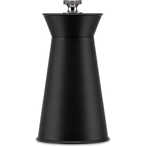Alessi AJM09 B Pépé Le Moko Macinapepe in PA con Pomolo di Regolazione in Acciaio Inossidabile, Nero (1/4)