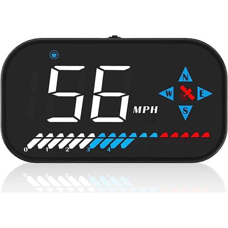 Compteur de vitesse GPS pour voiture, affichage tête haute GPS universel pour tous les véhicules (1/5)
