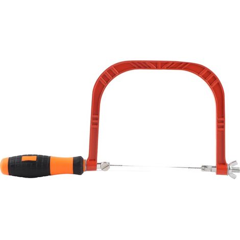 Mini scie à chantourner réglable en alliage d'aluminium, outils de quincaillerie manuels pour la coupe du bois