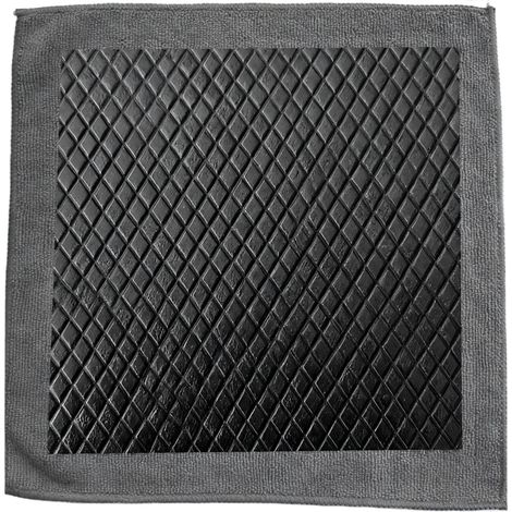 Chiffon d'argile à losanges gris (1/5)