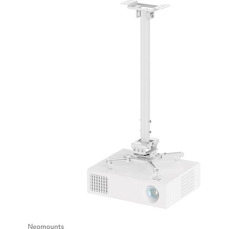 Neomounts CL25-550WH1 Soporte de techo para proyector - alt. 74,5-114,5 cm - fácil montaje - movimiento completo (1/5)
