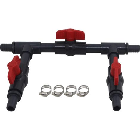 Kit derivation piscine chauffage solaire bypass piscine bypass pompe chauffante piscine (1/4)