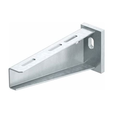 OBO Bettermann Mensola a parete e montante con piastra di testa saldata B810mm Acciaio zincato a fuoco, 6418686