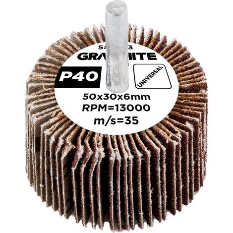 Disco abrasivo Graphite 58t393 50x30x6 mm P40