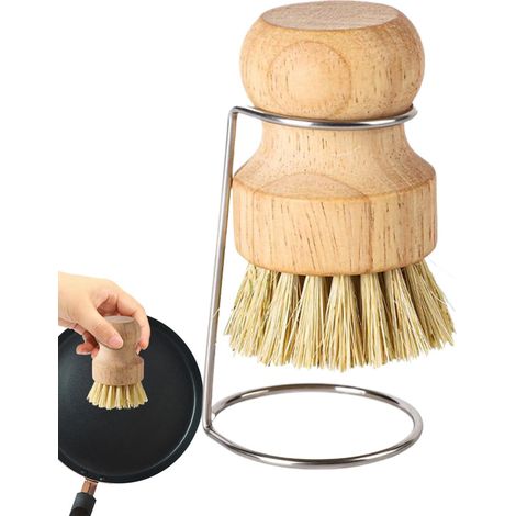 Brosse à récurer pour la cuisine  Brosse à récurer pour la vaisselle, les casseroles, la douche, les joints de carrelage et le lavage des joints.
