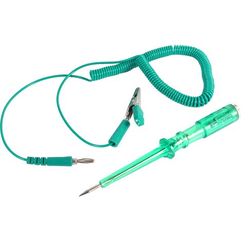 Testeur de circuit auto 6V 12V 24V DC, crayon vert détecteur de tension à ampoule pour véhicules (1/5)
